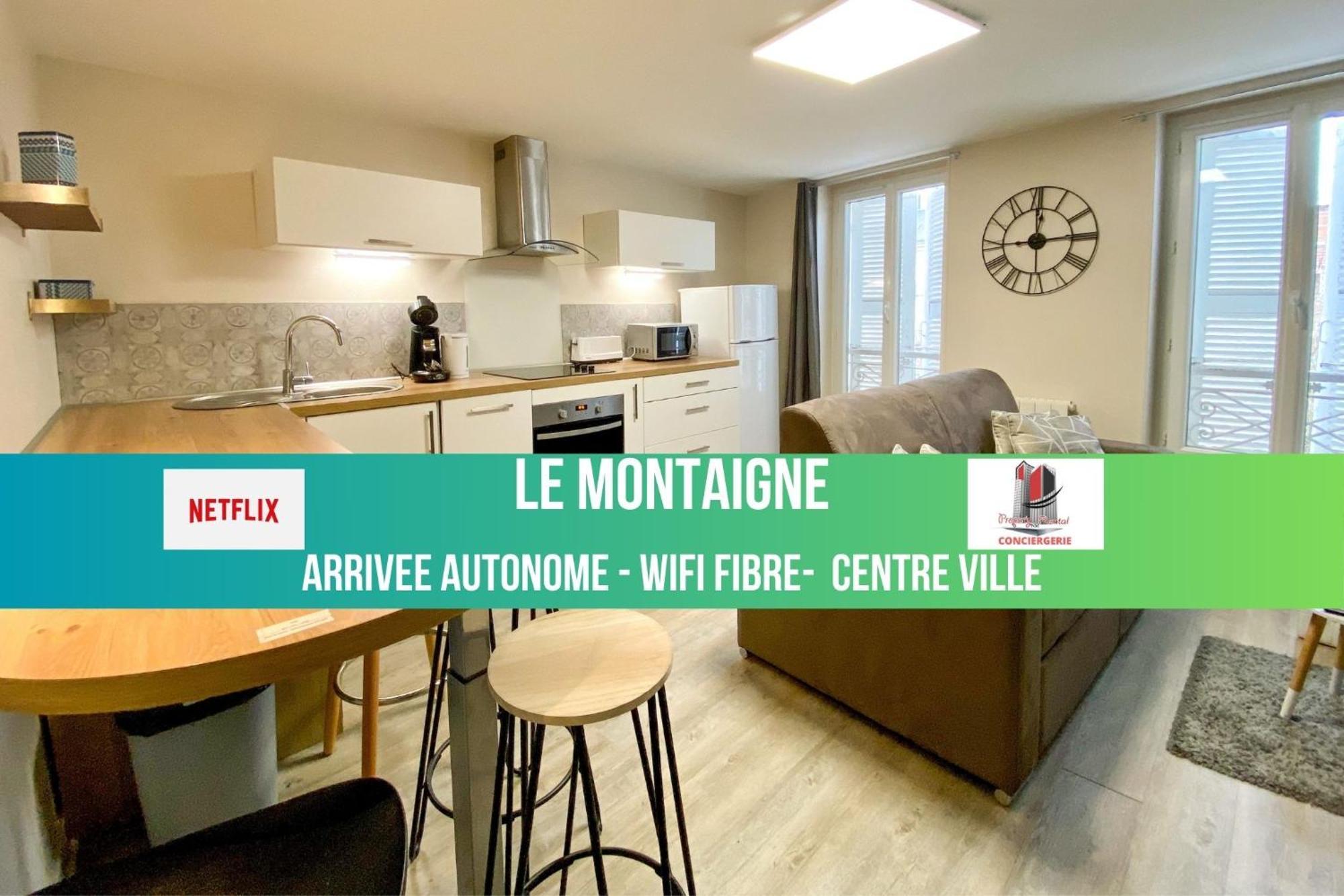 Le Montaigne - Wifi Fibre- Coeur Du Centre Ville-Property Rental Nm Périgueux Exterior foto